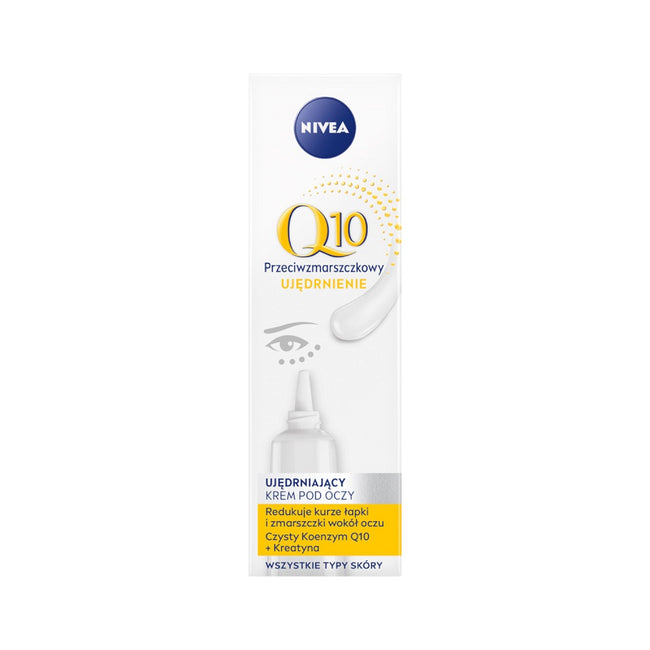 Nivea Q10 Power zestaw przeciwzmarszczkowy krem na dzień SPF15 50ml + ujędrniający krem pod oczy 15ml