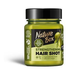 Nature Box Olive Oil Hair Shot wzmacniająca maska do włosów z olejem z oliwek 60ml