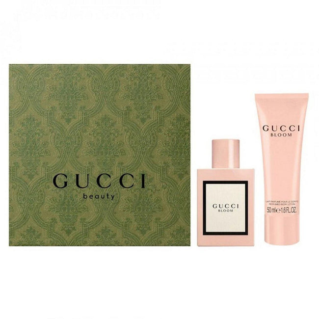 Gucci Bloom zestaw woda perfumowana spray 50ml + balsam do ciała 50ml