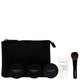 bareMinerals On The Go zestaw Prime Time Orginal Fundation Primer 15ml + Original Foundation 2g + Mineral Veil Finishing Powder 2g + Warmth All-Over Face Color 1.5g + Flawless Application Brush + Makeup Clutch