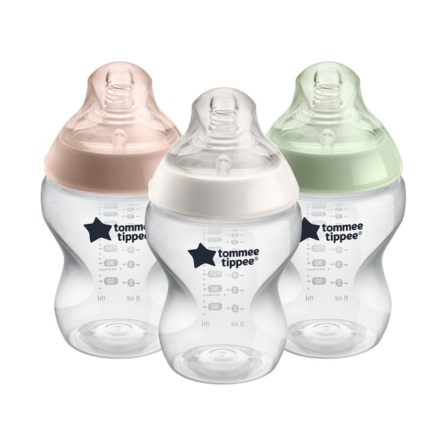 Tommee Tippee Closer To Nature butelka do karmienia antykolkowa 0m+ 3x260ml