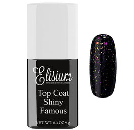 Elisium Top Coat Shiny top do lakierów hybrydowych Famous 9g