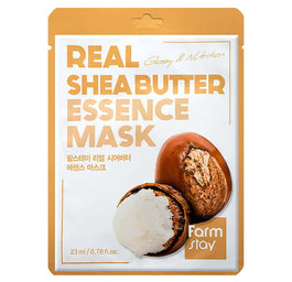 FarmStay Real Shea Butter Essence Mask odżywcza maseczka w płachcie z masłem shea 23ml