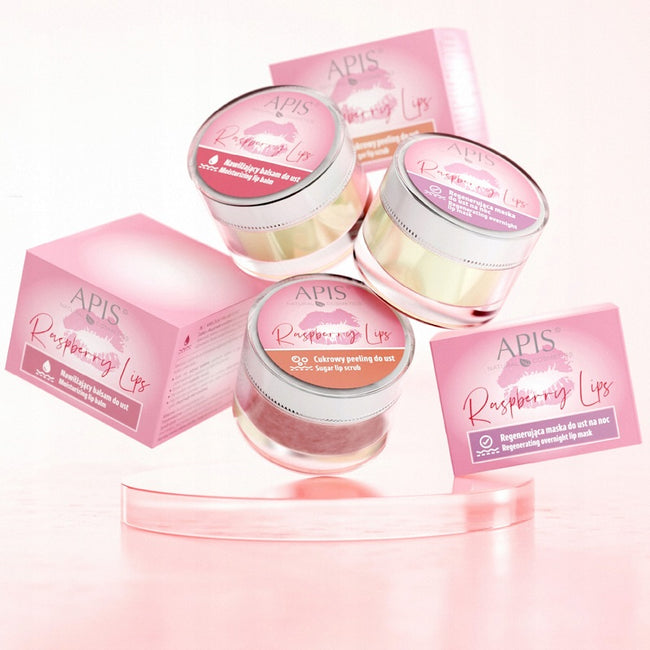 APIS Raspberry Lips regenerująca maska do ust na noc 10ml