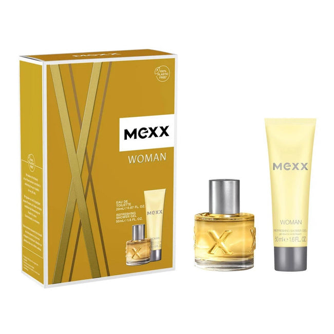 Mexx Woman zestaw woda toaletowa spray 20ml + żel pod prysznic 50ml