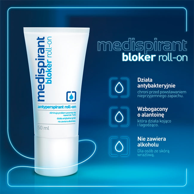 Medispirant Antyperspirant bloker roll-on 50ml