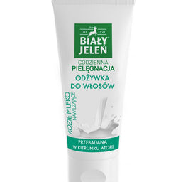 Biały Jeleń Kozie Mleko hipoalergiczna odżywka do włosów cienkich 200ml