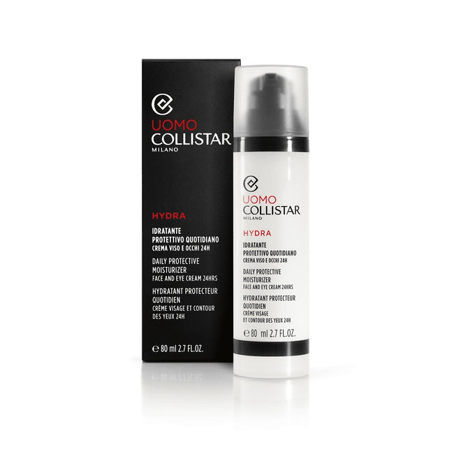 Collistar Uomo Hydra Daily Protective Moisturizer ochronny krem do twarzy i oczu 24h 80ml