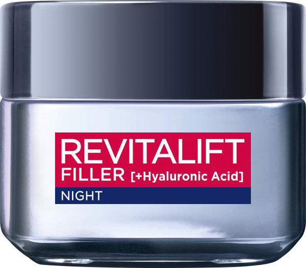 L'Oreal Paris Revitalift Filler [HA] krem do twarzy z kwasem hialuronowym na noc 50ml