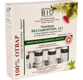 Pharma Bio Laboratory Serum łopianowe 2w1 zapobiegające wypadaniu włosów 7x10ml