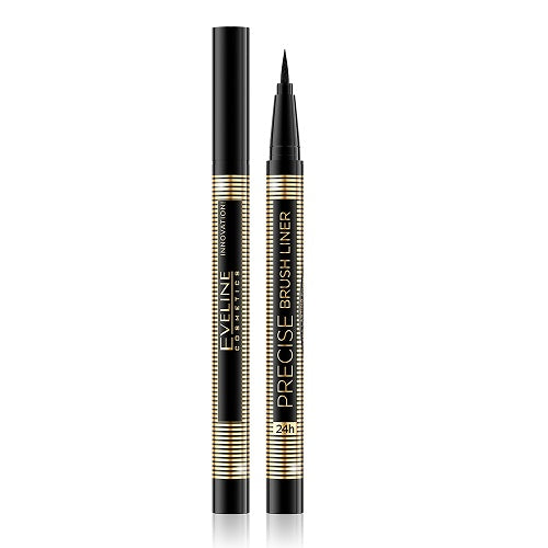 Eveline Cosmetics Precise Brush Liner eyeliner w pisaku Deep Black
