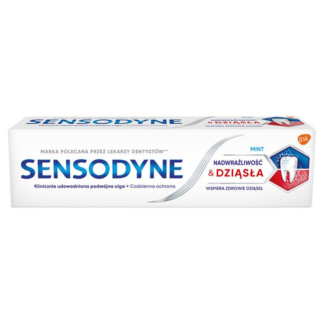 Sensodyne Nadwrażliwość & Dziąsła pasta do zębów z fluorkiem 75ml