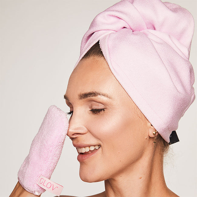 Glov Soft Hair Wrap ultralekki ręcznik do włosów Pink