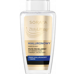 Soraya Złoty Lifting hialuronowy nawilżający płyn micelarny do demakijażu 400ml