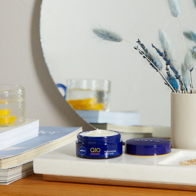 Nivea Q10 Energy Regeneracja przeciwzmarszczkowy krem na noc 50ml