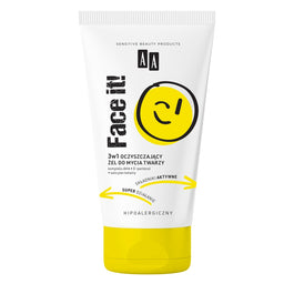 AA Face It! 3w1 oczyszczający żel do mycia twarzy 150ml