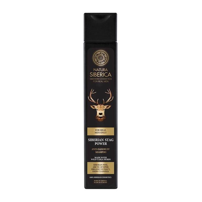 Natura Siberica Men Siberian Stag Power przeciwłupieżowy szampon do włosów dla mężczyzn 250ml