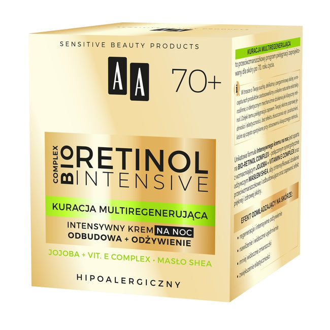 AA Retinol Intensive 70+ intensywny krem na noc odbudowa+odżywienie 50ml