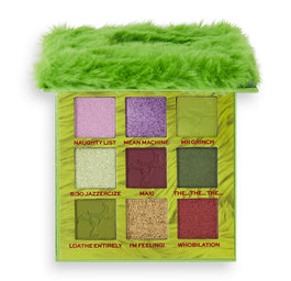 Makeup Revolution The Grinch x Revolution Mean One Shadow Palette paletka 9 cieni do powiek 7.2g