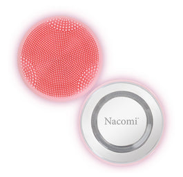 Nacomi Omi Facial Massager & Cleansing Brush 3-in-1 szczoteczka do twarzy Różowa