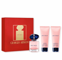 Giorgio Armani My Way zestaw woda perfumowana spray 50ml + żel pod prysznic 75ml + balsam do ciała 75ml