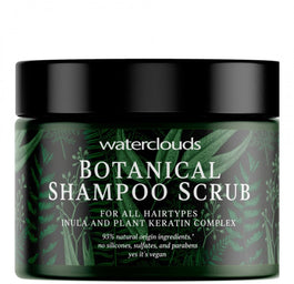 Waterclouds Botanical Shampoo Scrub kremowy szampon peelingujący do każdego rodzaju włosów 200ml