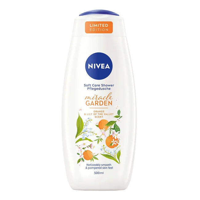 Nivea Miracle Garden żel pod prysznic Pomarańcza i Konwalia 500ml