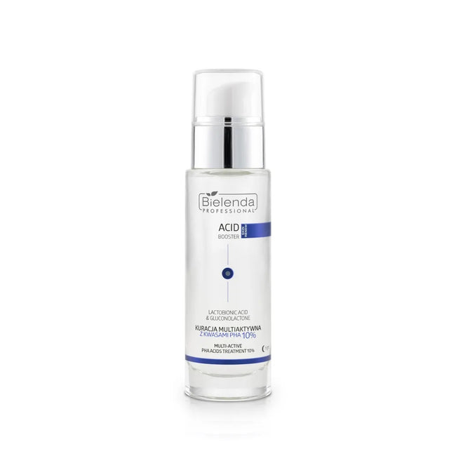 Bielenda Professional Acid Booster kuracja multiaktywna z kwasami PHA 10% 30ml