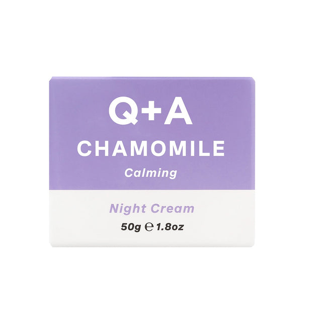 Q+A Chamomile Calming Night Cream łagodzący krem do twarzy na noc z rumiankiem 50g