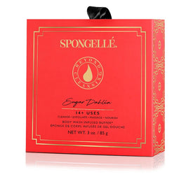 Spongelle Boxed Flower gąbka nasączona mydłem do mycia ciała Sugar Dahila