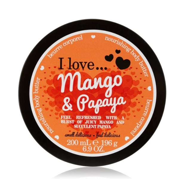 I Love Nourishing Body Butter odżywcze masło do ciała Mango & Papaya 200ml