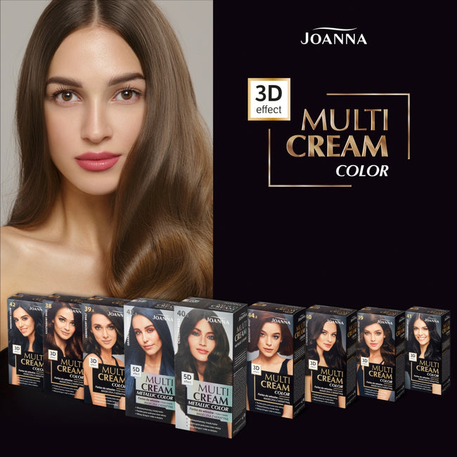 Joanna Multi Cream Color farba do włosów 39.5 Herbaciany Brąz