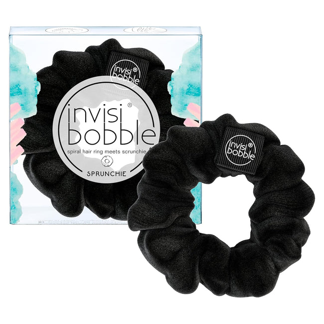 Invisibobble Sprunchie aksamitna gumka do włosów True Black