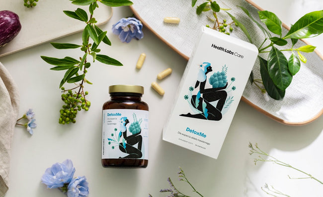 HealthLabs DetoxMe wsparcie pracy wątroby suplement diety 90 kapsułek