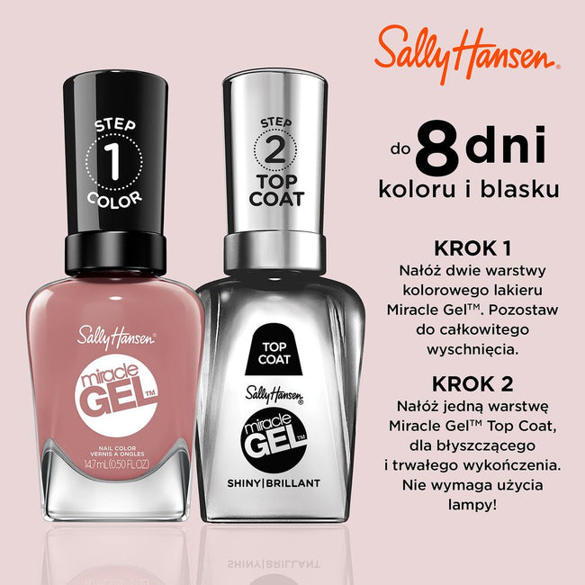 Sally Hansen Miracle Gel żelowy lakier do paznokci 252 Rose and Shine 14.7ml