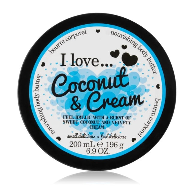 I Love Nourishing Body Butter odżywcze masło do ciała Coconut & Cream 200ml