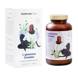 HealthLabs L-Glutamine Complex l-glutamina z aloesem suplement diety 210g