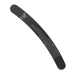 Peggy Sage Dwustronny pilnik do paznokci w kształcie banana 100/180 czarny