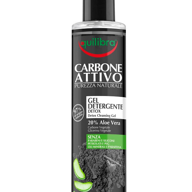 Equilibra Carbo Detox Cleansing Gel oczyszczający żel do mycia twarzy z aktywnym węglem 200ml
