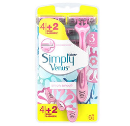 Gillette Simply Venus 3 jednorazowe maszynki do golenia dla kobiet 6szt.