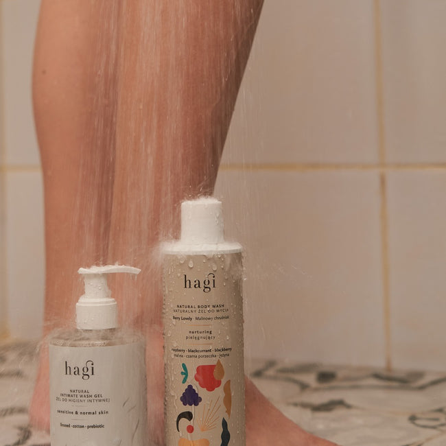 Hagi Naturalny żel do higieny intymnej Len i Bawełna 300ml