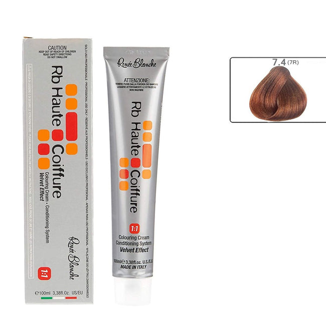 Renee Blanche Haute Coiffure farba do włosów 7.4 Miedziany Blond 100ml