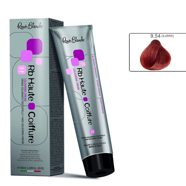 Renee Blanche Haute Coiffure farba do włosów 9.54 Czerwono Miedziany Bardzo Jasny Blond 100ml
