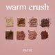 Paese Warm Crush Eyeshadow Palette paleta cieni do powiek 11g