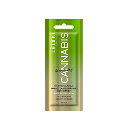 Lirene Oczyszczająca maseczka glinkowa do twarzy Cannabis 6ml