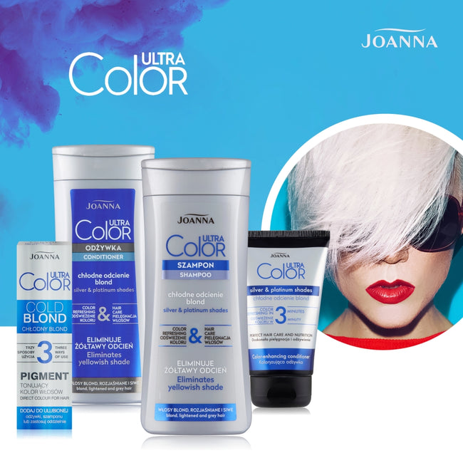 Joanna Ultra Color koloryzująca odżywka chłodne odcienie blond 100g