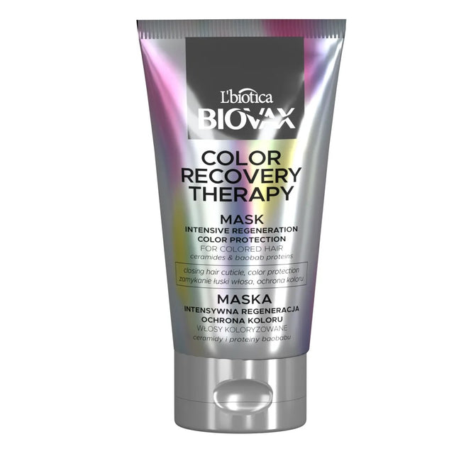 BIOVAX Recovery Color Therapy intensywnie regenerująca maska ochronna do włosów koloryzowanych 150ml
