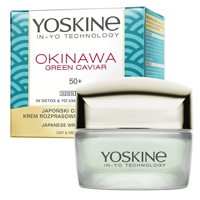Yoskine Okinawa Green Caviar krem do twarzy na dzień i na noc 50+ 50ml