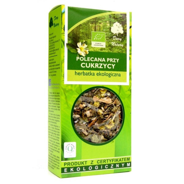Dary Natury Herbatka ekologiczna Polecana przy cukrzycy 50g