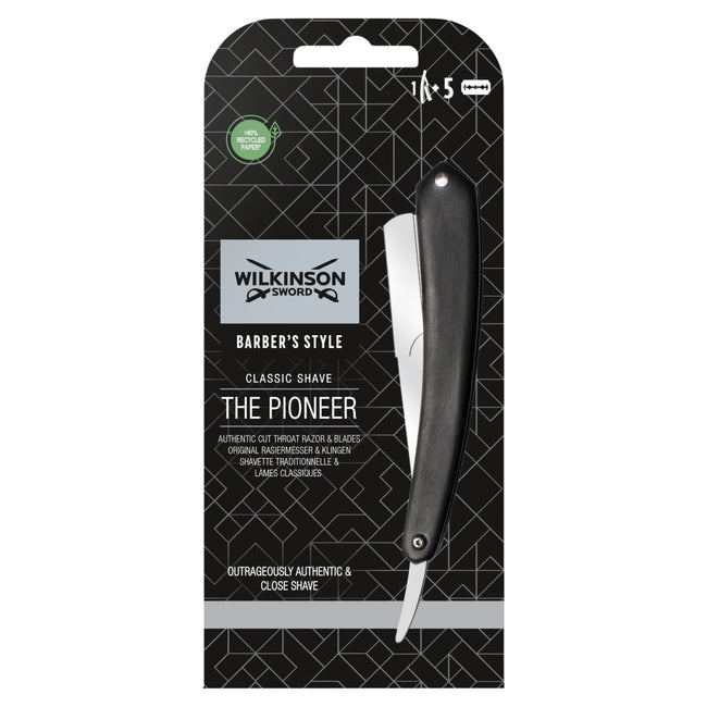 Wilkinson Barber's Style The Pioneer brzytwa do golenia + 5 żyletek